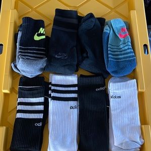 Nike and Adidas Sock bundle
